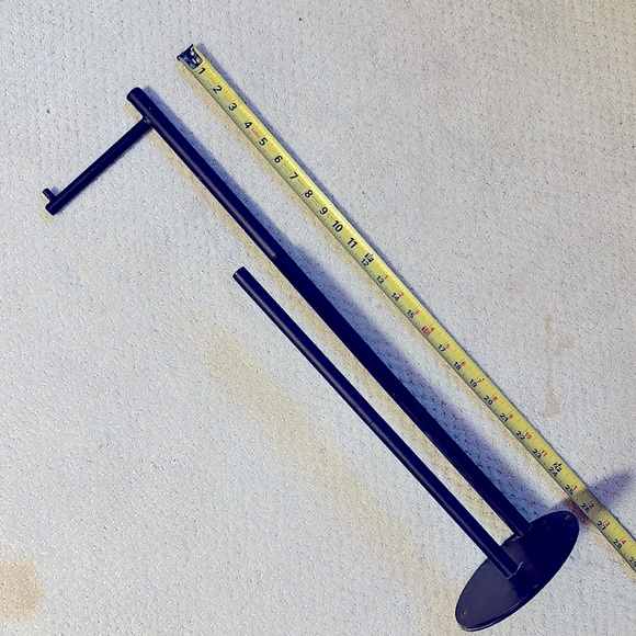 Black Iron Toilet Paper Stand - Picture 4 of 4